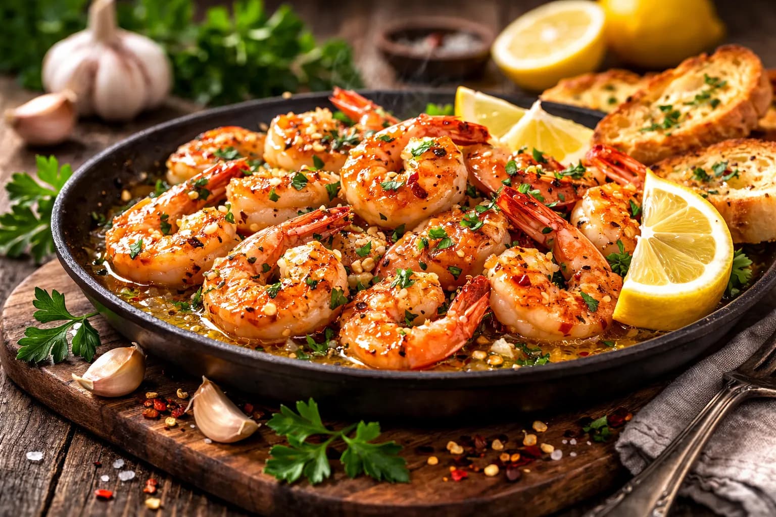 garlic butter shrimp recipe
