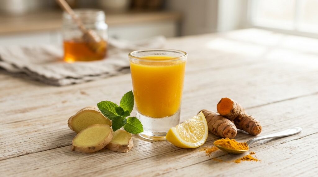 Ginger Lemon Turmeric Shot